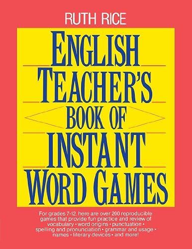 English Teacher's Book Of Instant Word Games