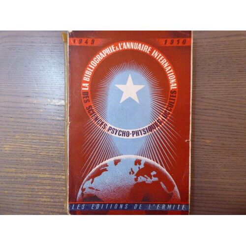 La Bibliographie Et L'annuaire Internati