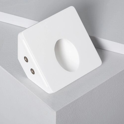 Applique Murale Intégration Plâtre/Placo 2w Coupe 103x100 Mm 2700k Blanc Chaud