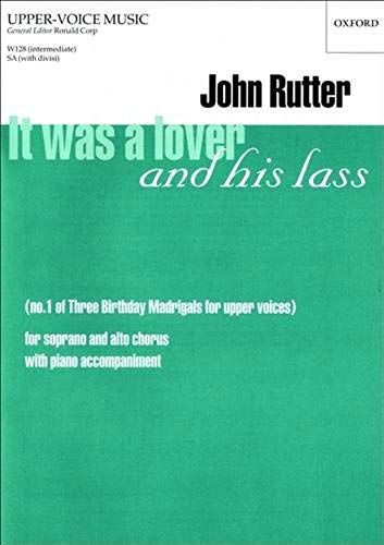 It Was A Lover And His Lass / Choral Score