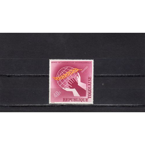 Timbre-Poste Du Togo (Année De La Coopération Internationale)