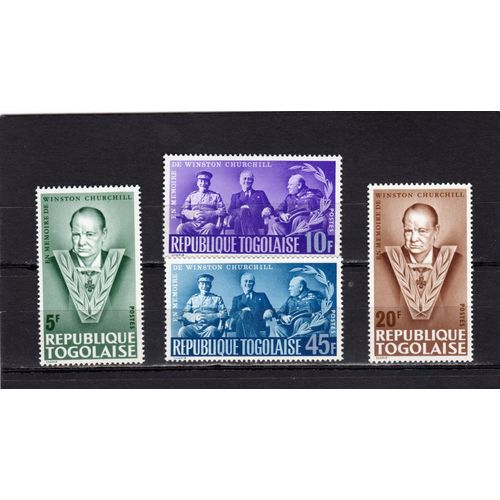 Timbres-Poste Du Togo (Mort De Sir Winston Churchill)