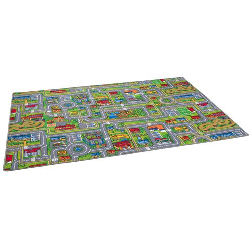 Snapstyle Tapis De Jeu Pour Enfant Aventure Motifs Village Couloir Colorée 80x240 Cm