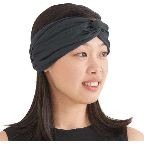 Bandeau Cheveux Serre Tete Boheme - Turban Femme Headband Sport Transpiration Yoga Accessoires Mode Ete Elastique Noeud Torsadé Bandana Pirate Vintage Gris Foncé