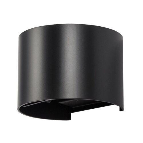 Applique Murale Led Circulaire 480 Lumens Puissance 6w Lumière Jaune Noir Yonis