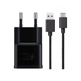 Chargeur Rapide Noir Samsung Ep-Ta200 + Câble 120 Cm Type C