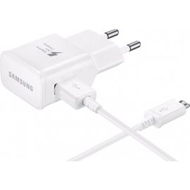 Chargeur Rapide Samsung AFC 2A Blanc + câble 1,5 M Galaxy S7/ S7 Plus
