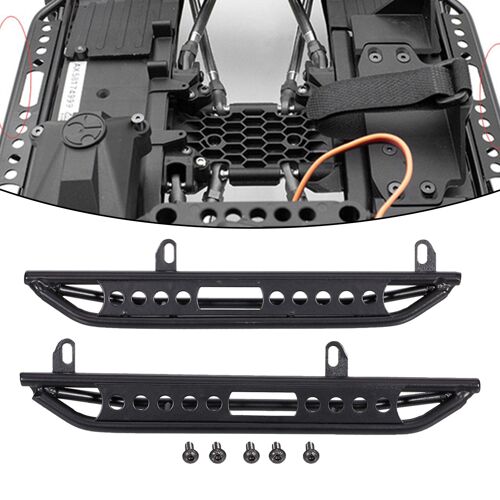 1 Paire De Pédales Latérales De Voiture Rc, Curseur De Roche Pour Axial Ax103007 1/10 Échelle Rc Chenille Pièces De Rechange Jouet Électrique Accessoires