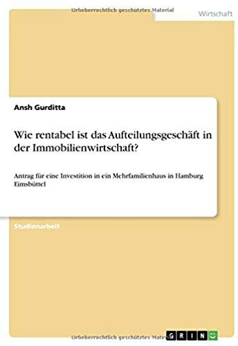 Wie Rentabel Ist Das Aufteilungsgeschäft In Der Immobilienwirtschaft?