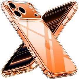 Kalanka-Coque Hd Clair Anti-Jaunissement Pour Iphone 17 Pro Max, Militare ¿¿Tui De Protection Transparente Antichoc, Mince Dur Pc Dos Anti-Rayures Bumper Housse Case