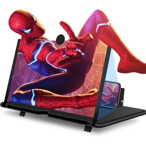 Agrandisseur Ecran Telephone 18 Pouces, 3D Hd Loupe Pour Regarder Des Vidéos De Films, Pliable Agrandisseur Ecran Pour Alle Smartphone[Z573]