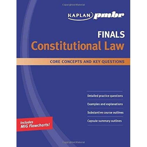 Kaplan Pmbr Finals: Constitutional Law: Core Concepts And Key Questions