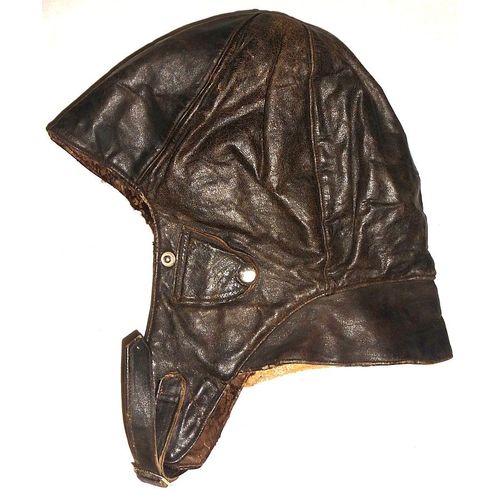 Casque/Bonnet De Pilote Allemand De La Premiere Guerre.
