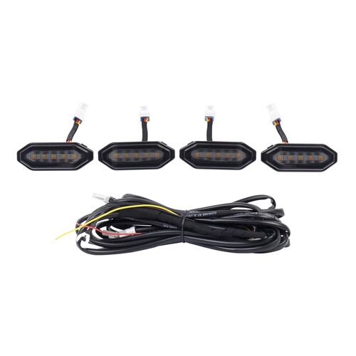 Feux De Calandre Led Blanc Ambre, Feux De Calandre Externe Pour Suzuki Jimny Jb64 Jb74 2019 2020 2021