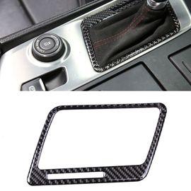 Autocollant De Couverture De Panneau D'engrenage Central De Voiture En Fiber De Carbone Souple, Pour Chevrolet Corvette C7 De 2014 À 2019