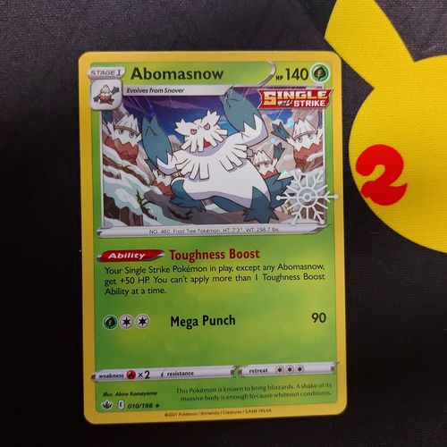 Carte Pokemon Anglaise - Blizzaroi 010/198 (Abomasnow) Holiday Calendar