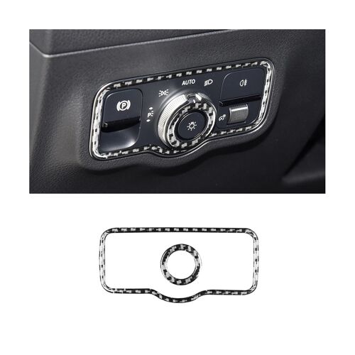 Panneau De Cadre De Commutateur De Phares De Voiture En Fiber De Carbone, Garniture De Décoration Pour Mercedes Benz B Glb Classe W247 2020 ¿ 2023