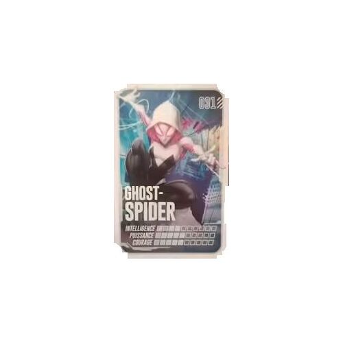 Carte Leclerc Marvel 2022 "Pars En Mission" - Ghost-Spider, N°031