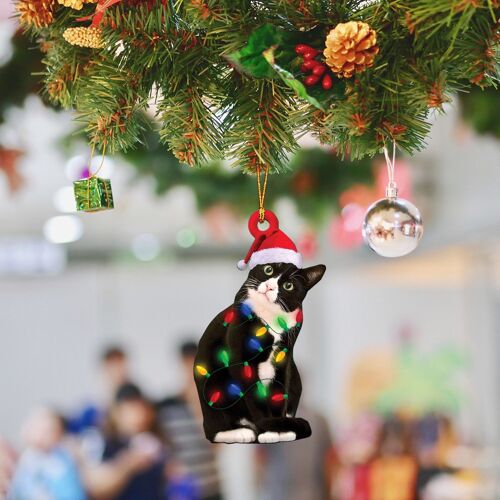 Pendentif créatif pour noël et nouvel an 2023, décoration d'arbre de noël, cadeau de vacances