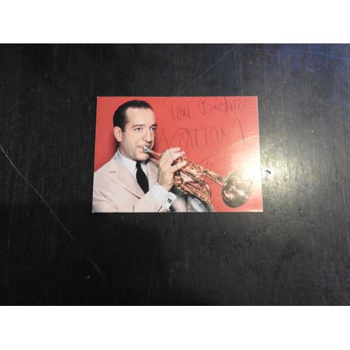 Carte Postale Georges Jouvin Trompette D Or Avec Autographe