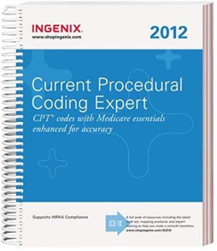 Current Procedural Coding Expert 2012 (Spiral)