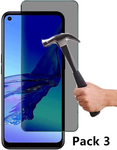 Lot De 3 Verre Trempé Anti-Espion Pour Oppo Reno 6 5g Vitre Protection - E.F.Connection