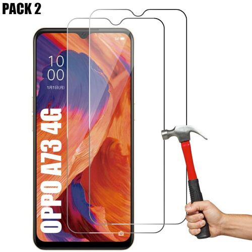 Verre Trempé Pour Oppo A73 4g - 2 Pièces - Vitre De Protection Transparent - E.F.Connection