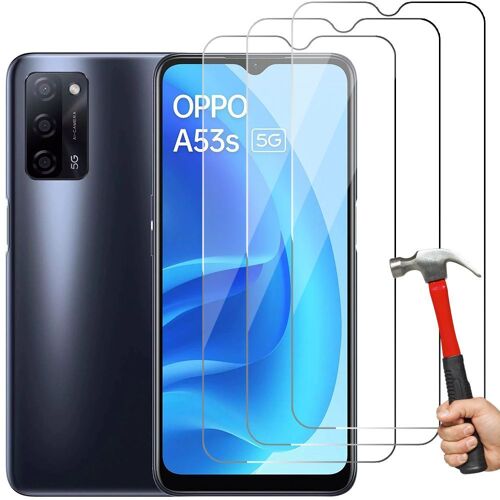 [3 Pièces] Verre Trempé Pour Oppo A53s 5g Protection D'ecran - E.F.Connection