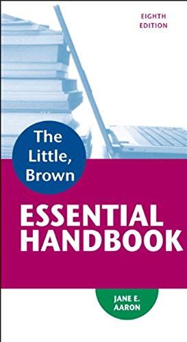 Little, Brown Essential Handbook