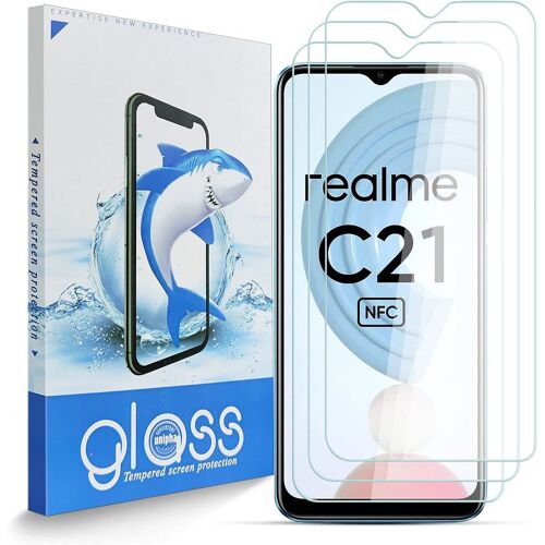 Pack-3 Verre Trempé Pour Realme C21 Protection D'écran 9h Antichoc - E.F.Connection