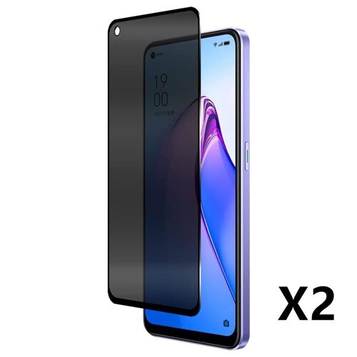 [2 Pièces] Verre Trempé Anti-Espion Pour Realme C21 - Noir - E.F.Connection