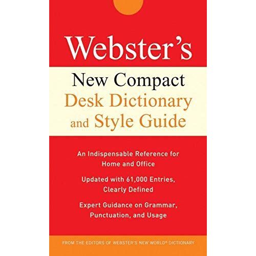 Webster's New Compact Desk Dictionary And Style Guide (Custom)