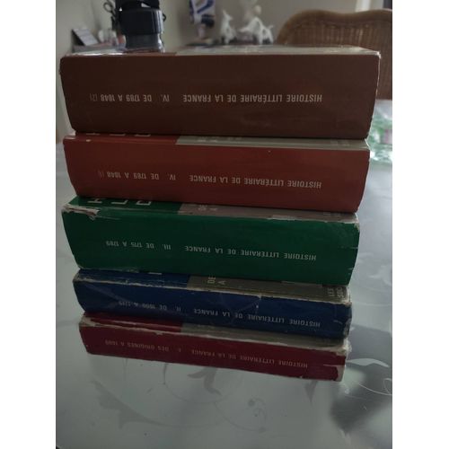 Histoire Littéraire De La France Édition Sociales En 5 Tomes (4 Périodes )