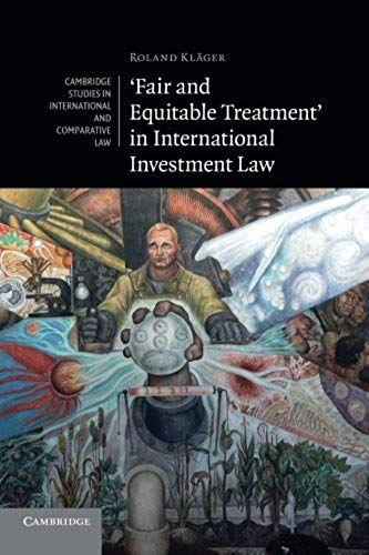 'fair And Equitable Treatment' In International Investment Law