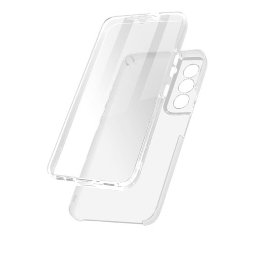 Coque Samsung S22 Plus Arrière Rigide Transparent Et Avant Souple Transparent
