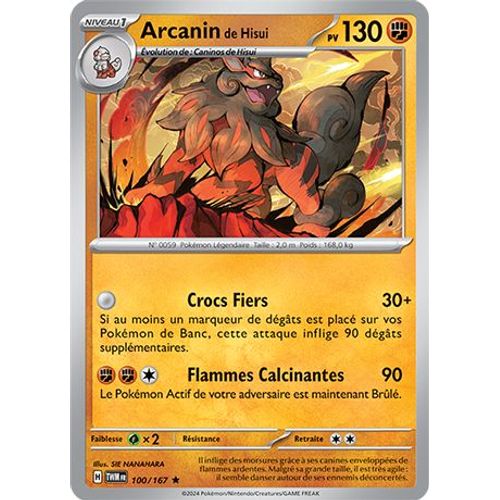 Arcanin De Hisui - Holo - 100/167 - Mascarade Crepusculaire