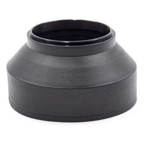 Pare-soleil vhbw compatible avec Tamron 18-200 mm 3.5-6.3 Di III VC, 18-200 mm 3.5-6.3 Di II VC 62mm noir, caoutchouc, rond, 9.6 cm