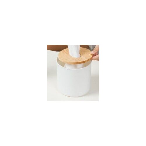 Distributeur de mouchoirs en plastique, boîte avec couvercle en bois de chêne, porte-serviettes en papier, organisateur de maison décoration OK 0603 1 pièce