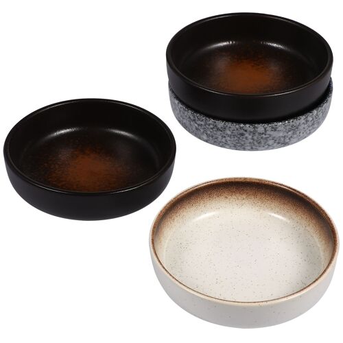 Vaisselle en céramique pour Sauce soja 4 pièces, petits plats de trempage à Sauce soja, assiettes d'assaisonnement, vaisselle en céramique