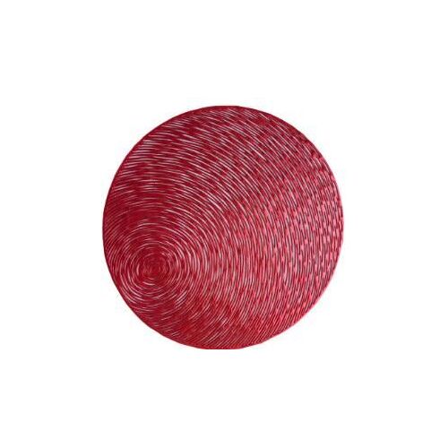 Napperon rond en PVC, tapis de Table, résistant à la chaleur et à l'usure, antidérapant et lavable, sous-verres individuels, OK 1079