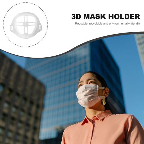 Masque de soutien interne, 10 pièces, cadre de rouge à lèvres, Support de masque respirant