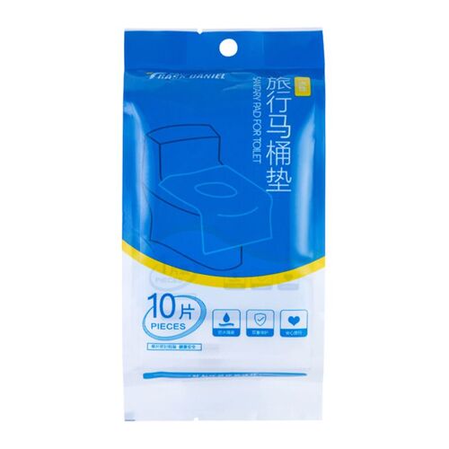 Housse de siège de toilette en papier jetable, ensemble de fournitures de salle de bain, tapis de toilette hygiénique, coussin, pour Camping voyage, 10 pièces/lot