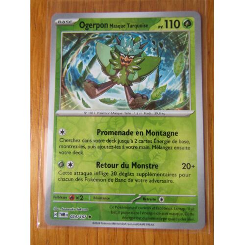 Ogerpon Masque Turquoise - Reverse - 024/167 - Mascarade Crepusculaire