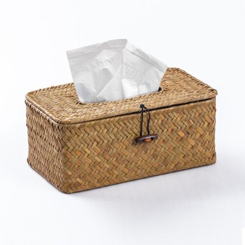 Boîte à mouchoirs en rotin, décoration de maison, faite à la main, pour salon, maison, hôtel et bureau, nouvelle collection