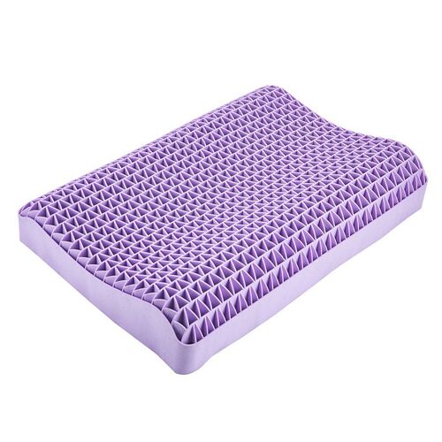 Oreiller de Massage orthopédique 3D en nid d'abeille TPE, sans pression, refroidissement du cou, sommeil, longue durée d'utilisation, galaxie Homie, nouvelle technologie