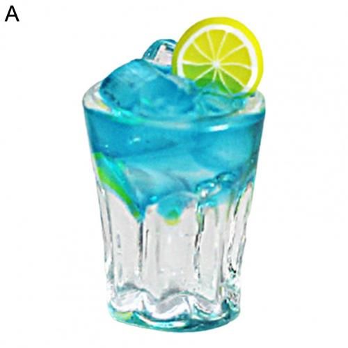Maison de poupée créative, Mini boissons réalistes, résine écologique, ornements, modèle de jouet