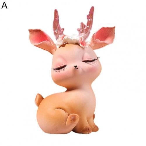 Résine écologique de cerf miniature, 1 pièce, DIY, accessoires de Terrarium, décoration de faucon, ornement, cadeau pour les familles