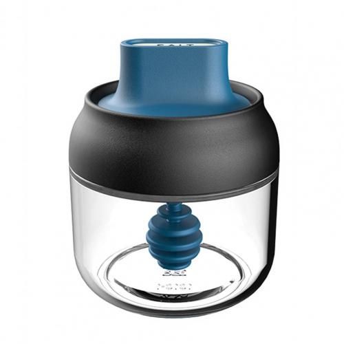 Bouteilles à condiments en verre 1 pièce, Design Transparent, boîte d'assaisonnement pour épices, sel, sucre, accessoires de cuisine pour la maison