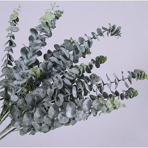Bouquet de plantes artificielles, feuille d'eucalyptus, 1 pièce, fleurs, décoration de mariage, bonsaï, fête, jardin, maison, DIY