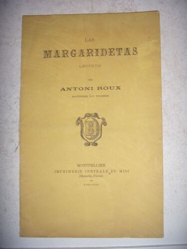 Languedoc, Occitan: Roux: Las Margaritedas Legenda, 1882, Be